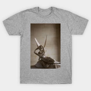 Romantic Cupid and Psyche Lovers Statue in the Louvre T-Shirt